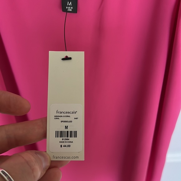 NWT Francesca’s Ayla Double Layer Shift Dress. - Picture 8 of 11